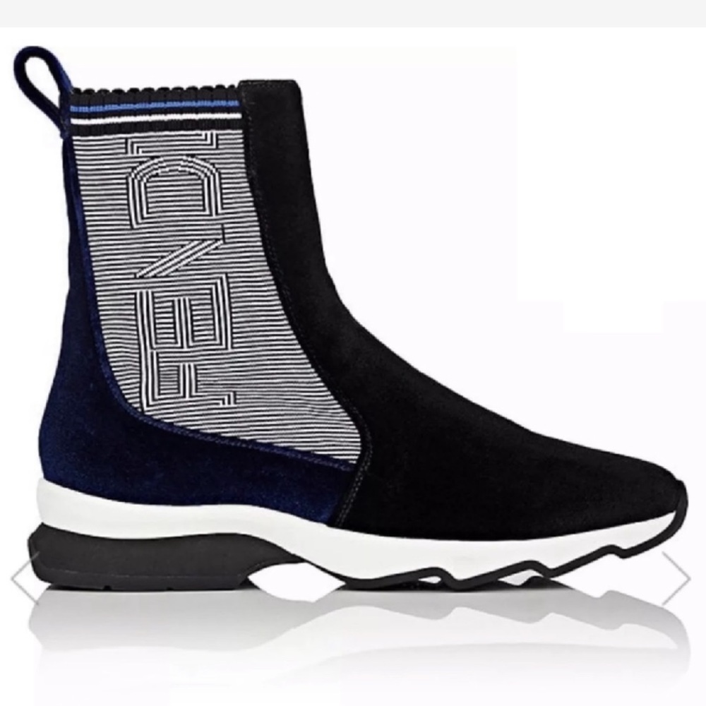 Fendi authentic 37.5 7.5 knit sock sneakers